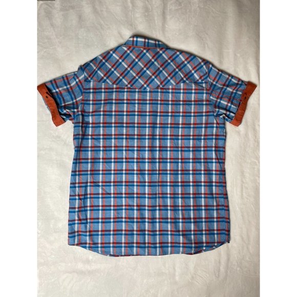 Rocawear Denim Company Short Sleeve Shirt Plaid - Picture 5 of 8